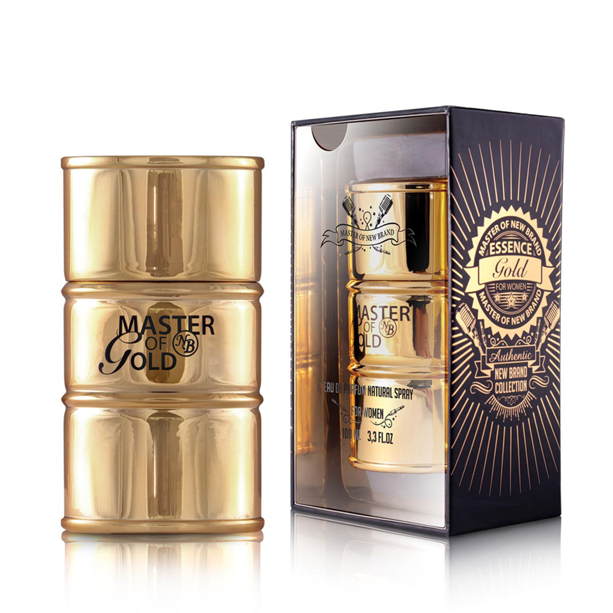 NEW BRAND MASTER ESSENCE GOLD FOR WOMEN EDP 100ML
