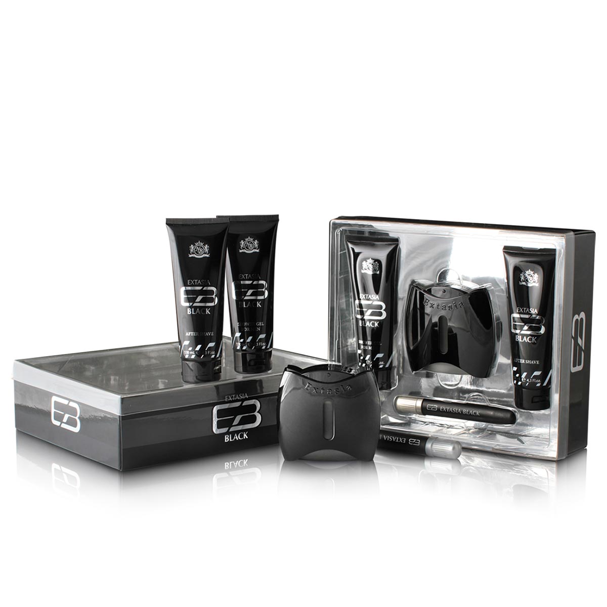NEW BRAND COFFRET EXTASIA BLACK FOR MEN